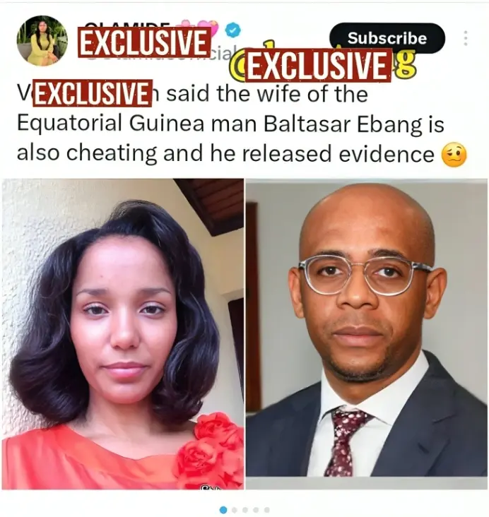 Featured image for 🔴Trending Globally Baltasar Ebang Engonga Viral Lawmaker's Wife Cheating Total 2 VIDEO'S Full Face Clear Audio Full NUD€ Massage F©king💦!! Don't Miss🔥🚀