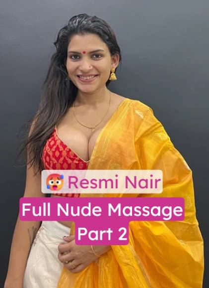 Featured image for Famous Mallu Model Resmi Nair – Full Nude Massage Video Part 2