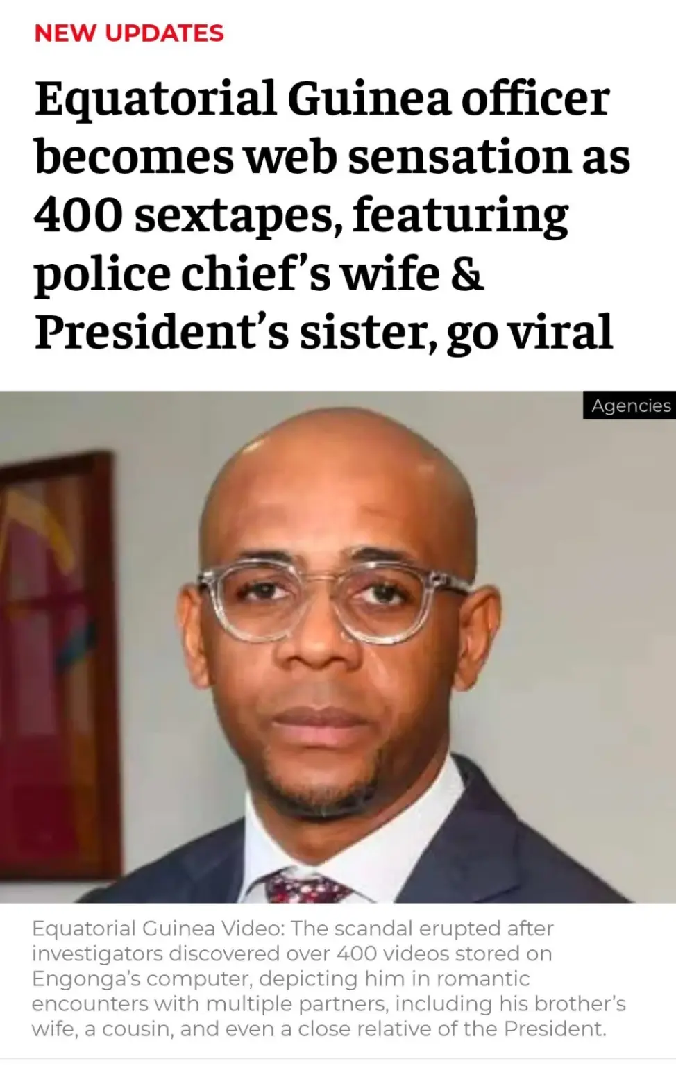 Featured image for 🔴Trending Globally Baltasar Ebang Engonga Lawmaker Massive Tapes with Full Face Clear Audio From Actresses to Lady Officers Full NUD€ Bl0wj0b F©king💦!! 🥵🔥