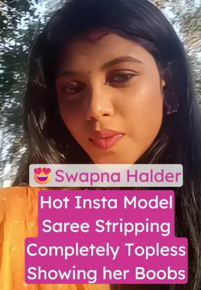 Featured image for Hot Model Swapna Halder Nude Video Saree Striptease and Boob Play