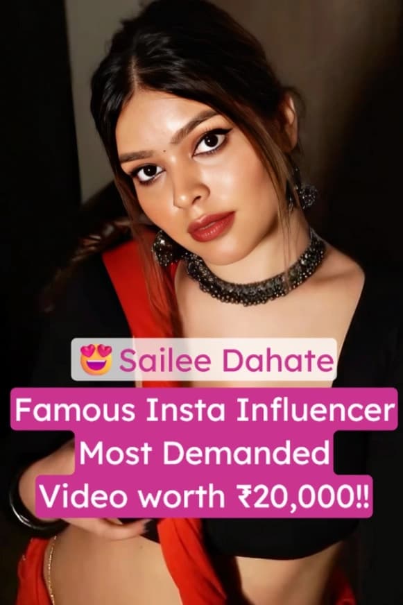 Featured image for Influencer Sailee Dahate Nude Pics & XXX Videos worth ₹20,000 Leaked Boobs Show & Riding