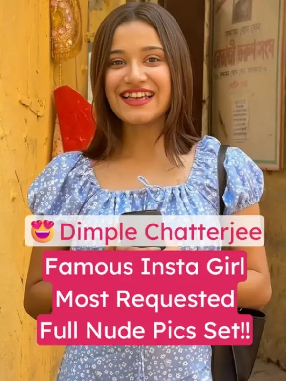 Featured image for Famous Insta Model Dimple Chatterjee Leaked Full Nude Pics Set