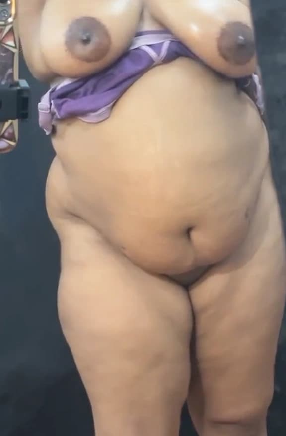 Featured image for Big Boobie Mega Mams Massaging Her Huge Boobs and Fat Ass Bent Over