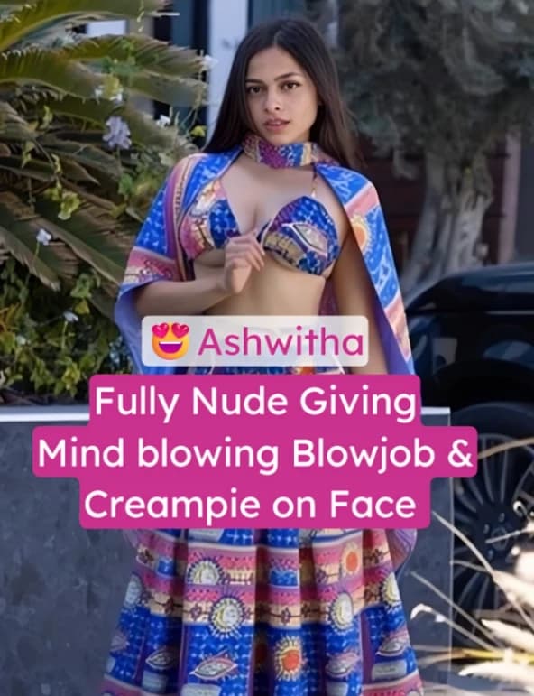 Featured image for Ashwitha Nude on Bed Ready to Get Fucked Giving Mind-Blowing Blowjob and Creampie on Face