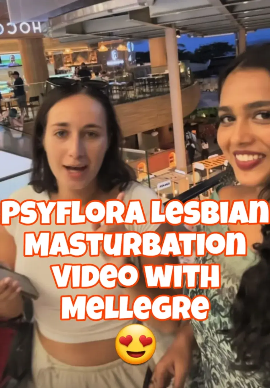 Featured image for Psyflora and Mellegre lesbian masturbation video pussy fingering and orgasms