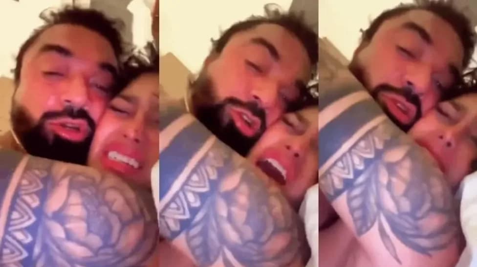 Famous Actor Ajaz Khan Leaked Fucking Hard And Blowjob Sexy Tattooed Babe MMS - Video 3
