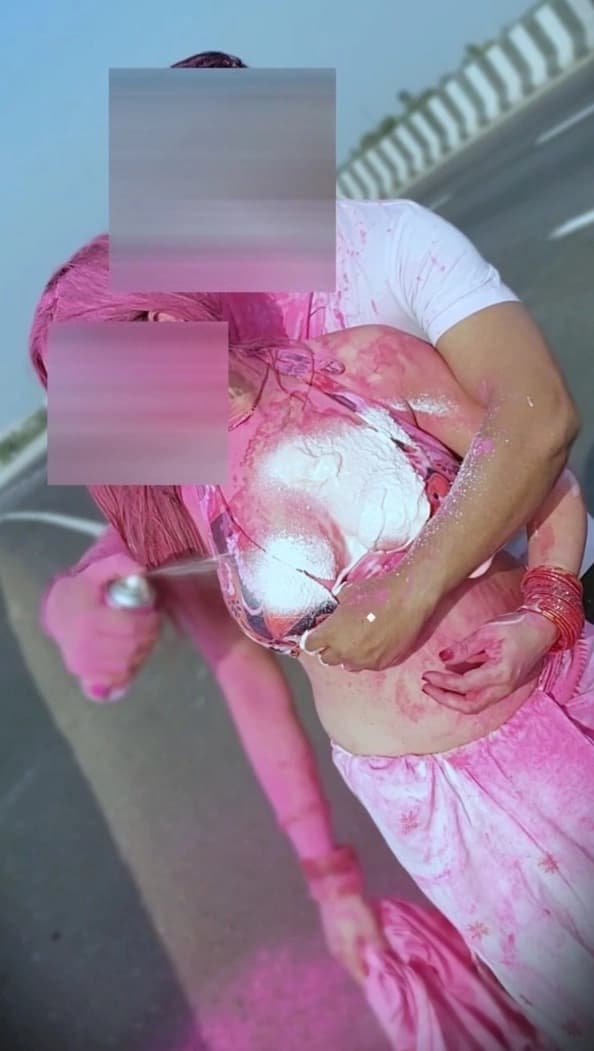 Featured image for Leaked Pankhuri Kunal Outdoor Holi Dare Sex Video