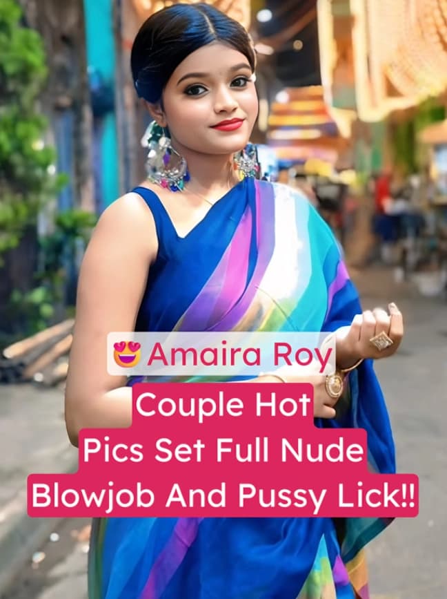 Featured image for Insta Model Amaira Roy Fully Nude For Hot Couple Blowjob And Pussy Lick Pics Set