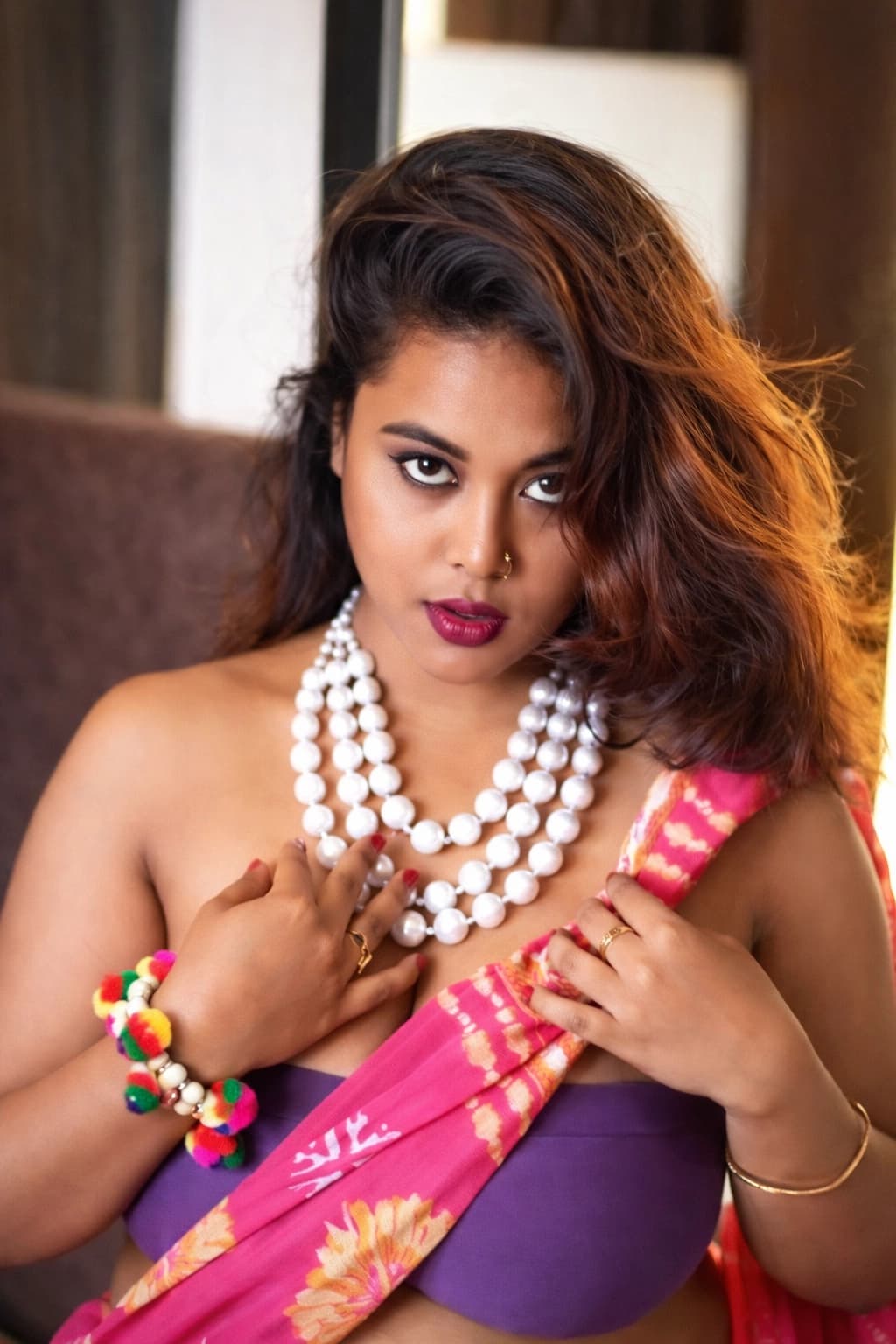 Featured image for Busty Babe Slowly Drops Her Blouse To Reveal Her Huge Boobs