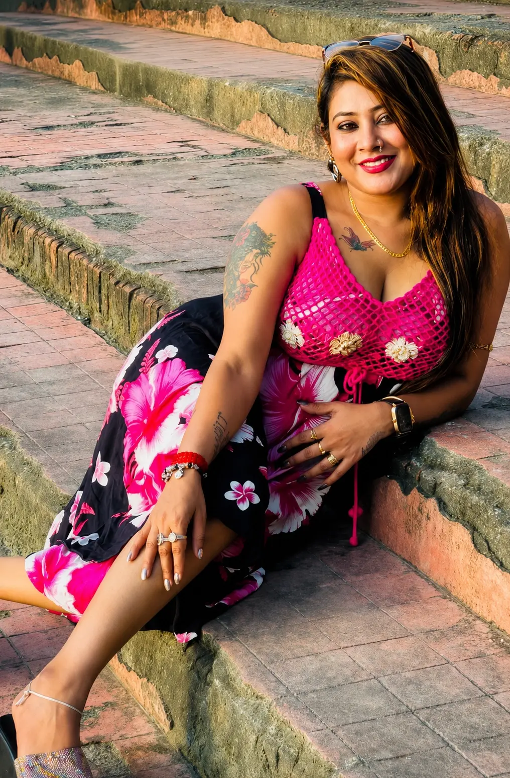 Featured image for Susmita Malik Legs Spread Wide Her Wet Pussy Fucked In A Rose Petal Bathtub