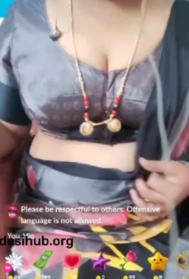 Featured image for Telugu Milf Divya full stripping Showing her Pussy on Tango 121