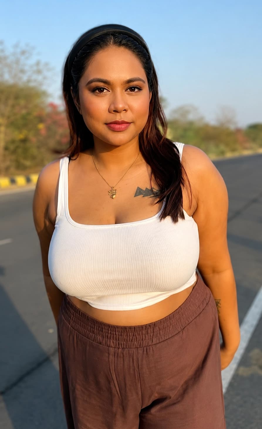 Featured image for Horny Bengali model Oasi Das plays with her wet pussy before sucking and riding a dildo fully nude on the bed.